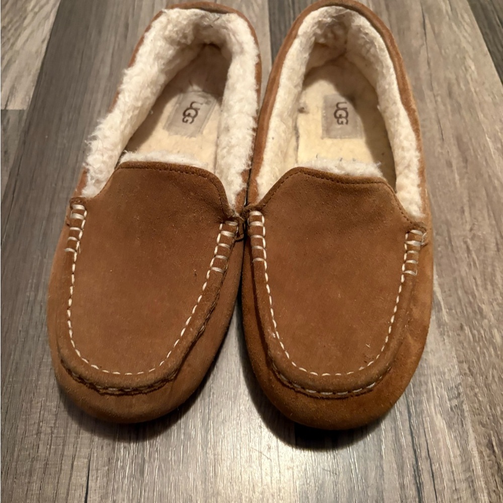 UGG Tan Suede Moccasins